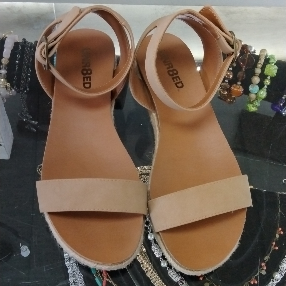 Unr8ed brown sandals